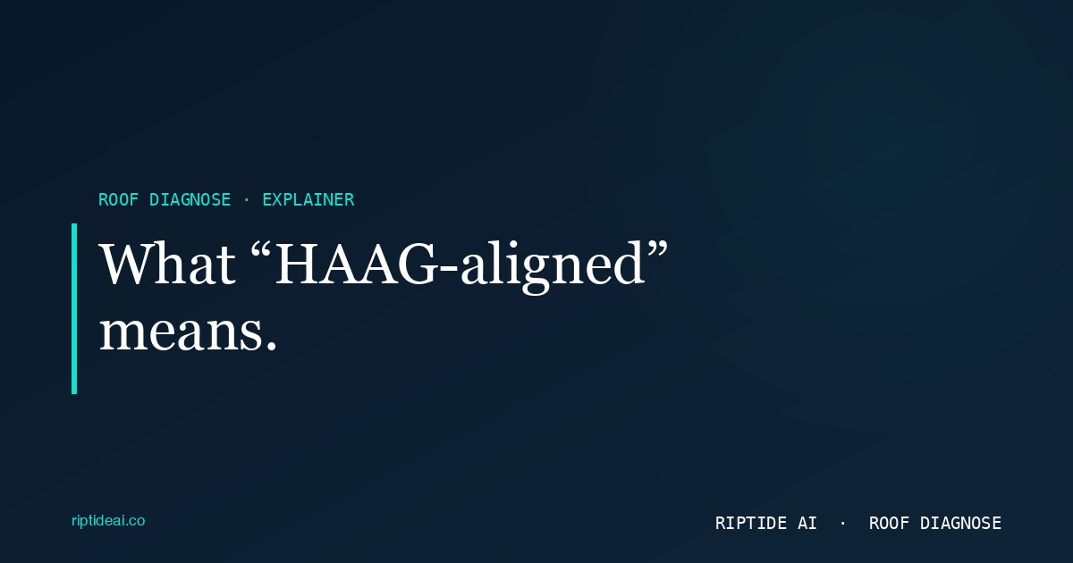 What a HAAG-aligned roof inspection report looks like