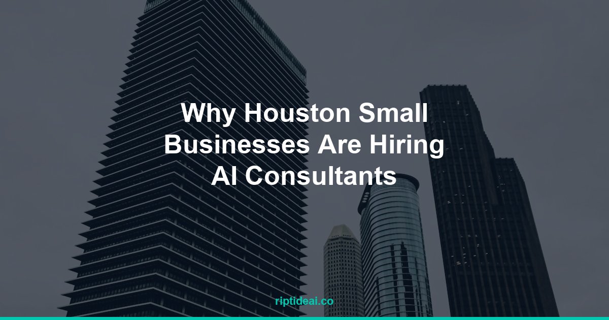 AI consulting Fort Worth Texas
